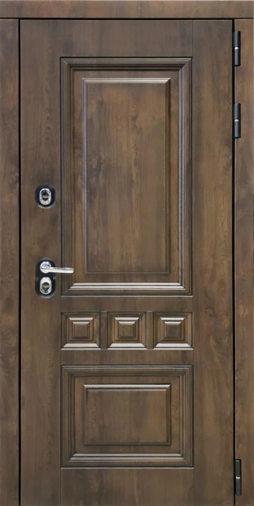 Входная дверь ДвериПРО Аура ПВХ 10мм Астрод Velutto Grigio DPRO221190 внешняя сторона